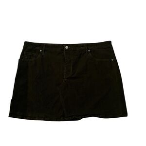 Women’s old navy dark green corduroy skirt